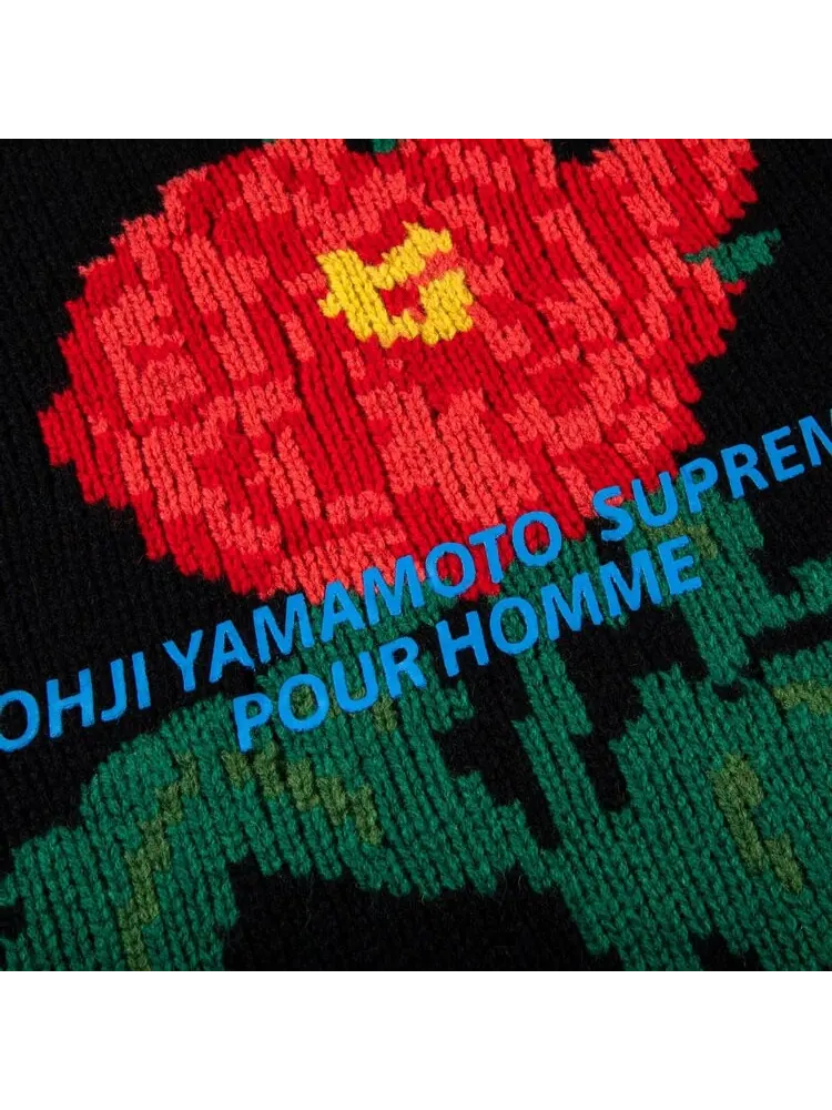 Свитер Supreme x Yohji Yamamoto Sweater 'Black' — изображение 3 из 3, черный