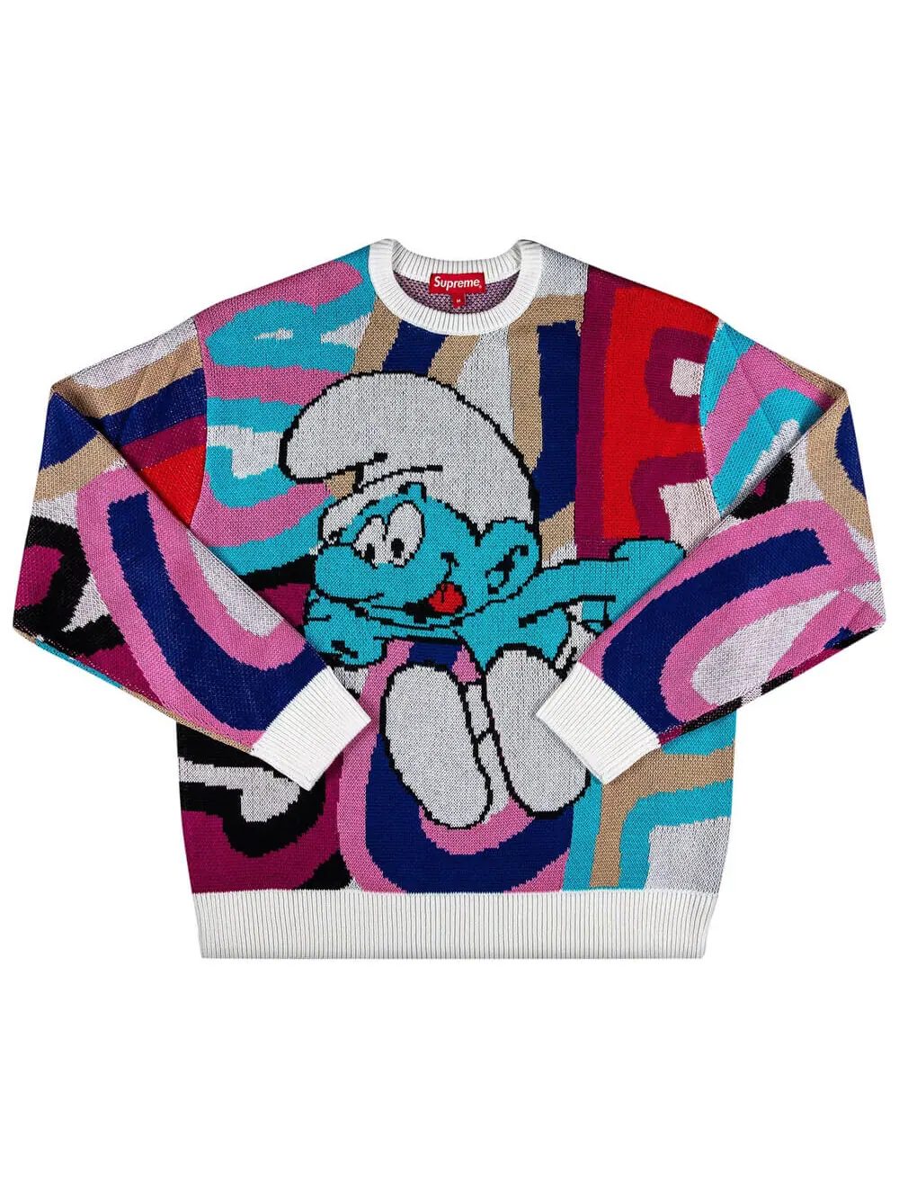 Свитер Supreme Smurfs — изображение 1 из 2, белый