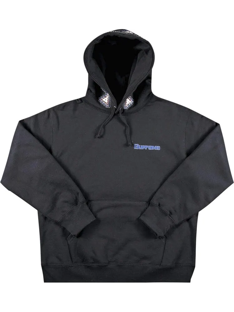 Толстовка Supreme Pharaoh Studded Hooded Sweatshirt 'Black' — изображение 1 из 3, черный