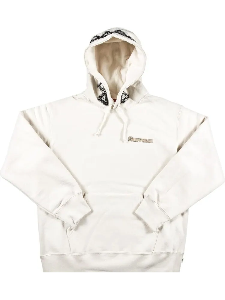 Толстовка Supreme Pharaoh Studded Hooded Sweatshirt 'Natural' — изображение 1 из 3, загар