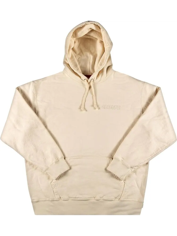 Толстовка Supreme x Smurfs Hooded Sweatshirt 'Natural' — изображение 1 из 3, загар