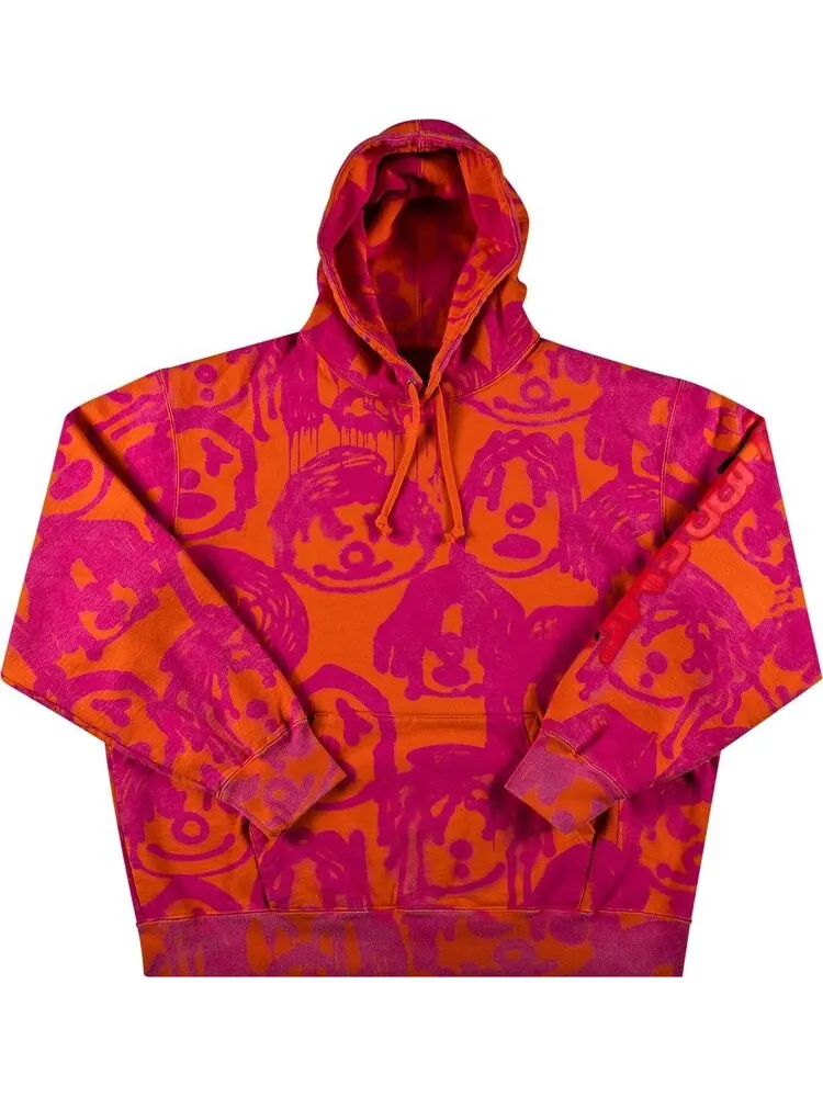 Толстовка Supreme x Yohji Yamamoto Hooded Sweatshirt 'Orange' — изображение 1 из 2, оранжевый