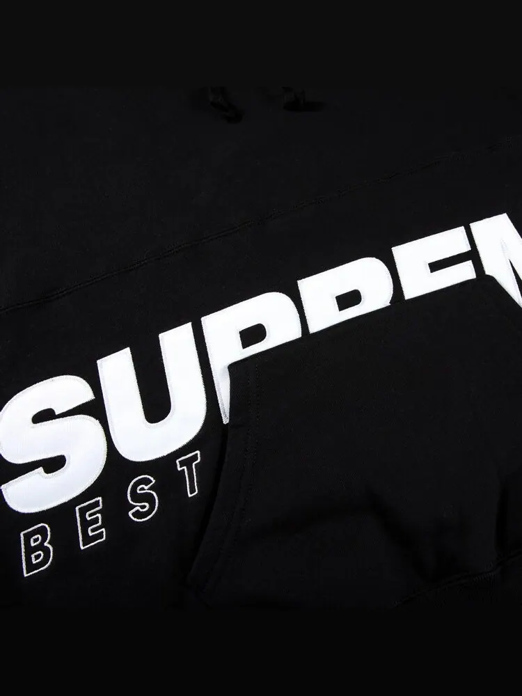 Толстовка Supreme Best Of The Best Hooded Sweatshirt 'Black' — изображение 2 из 2, черный