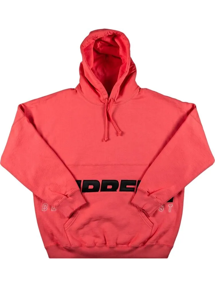 Толстовка Supreme Best Of The Best Hooded Sweatshirt 'Bright Coral' — изображение 1 из 2, розовый