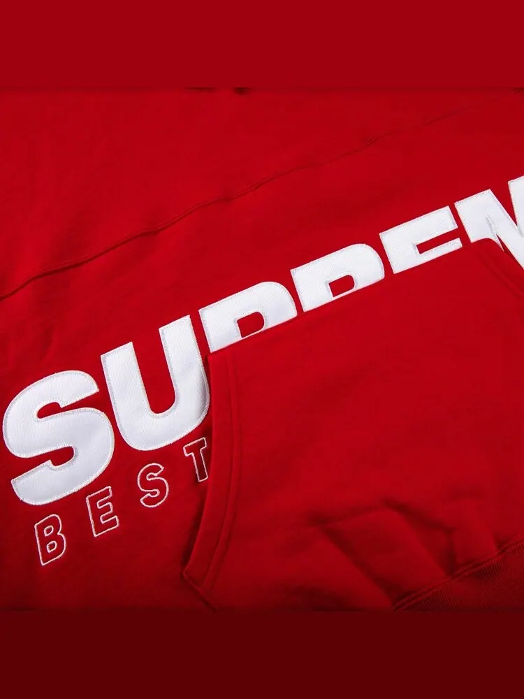 Толстовка Supreme Best Of The Best Hooded Sweatshirt 'Red' — изображение 2 из 2, красный