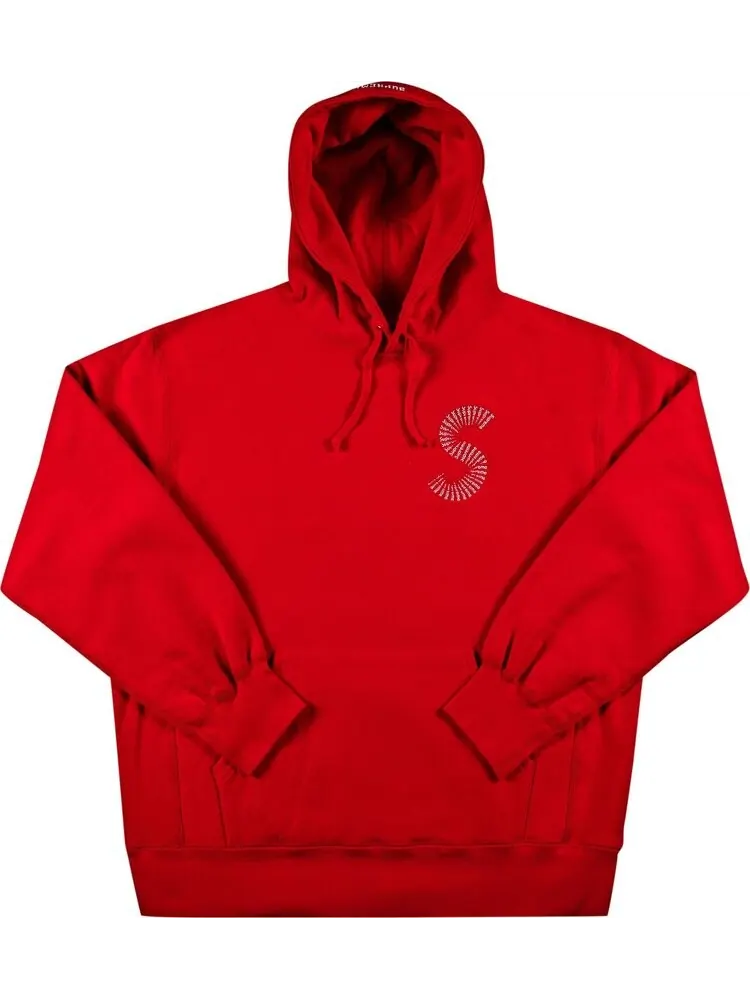 Толстовка Supreme S Logo Hooded Sweatshirt 'Red' — изображение 1 из 2, красный