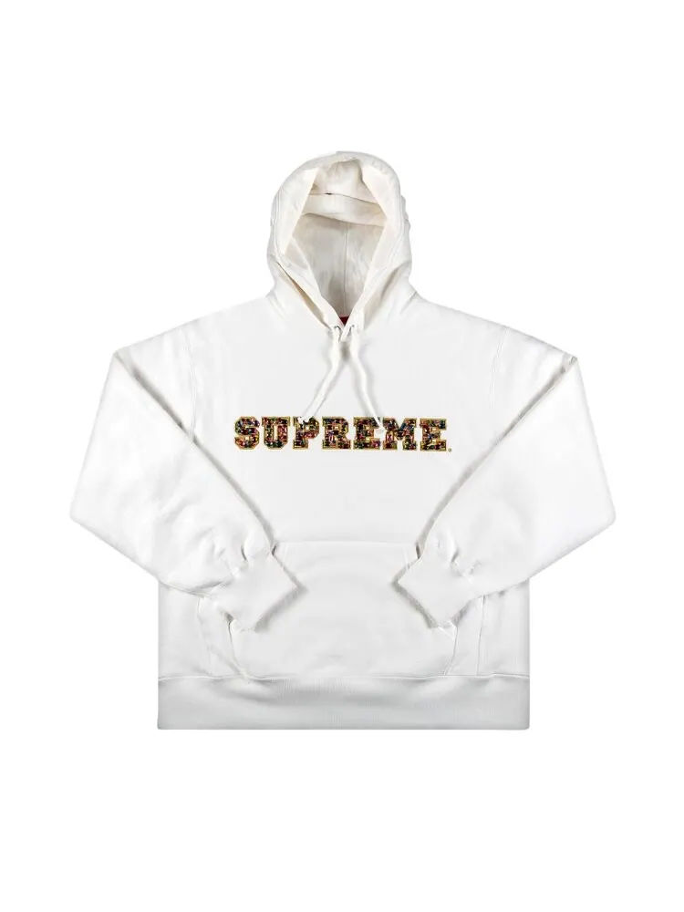Толстовка Supreme Jewels Hooded Sweatshirt 'White' — изображение 1 из 2, белый