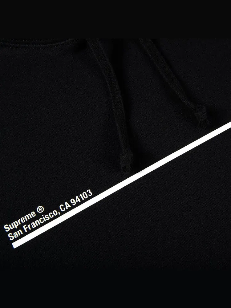 Толстовка Supreme Shop Hooded Sweatshirt - San Francisco 'Black' — изображение 2 из 2, черный