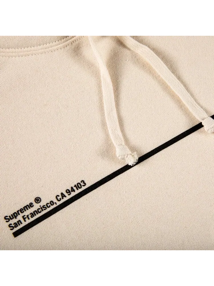 Толстовка Supreme Shop Hooded Sweatshirt - San Francisco 'Natural' — изображение 2 из 2, бежевый