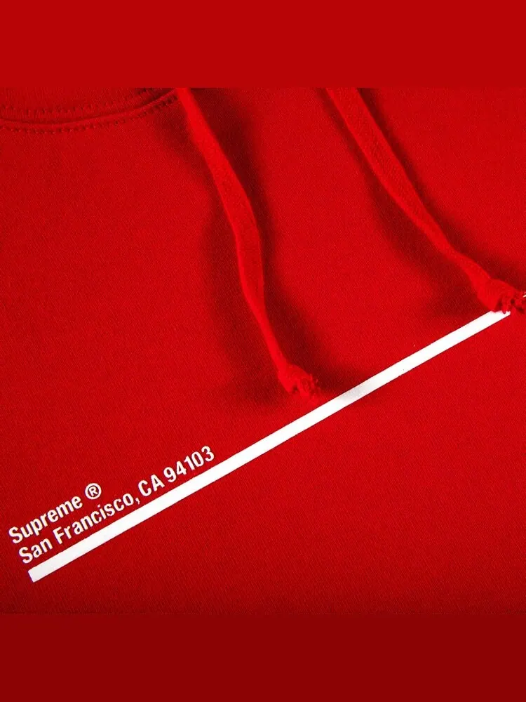 Толстовка Supreme Shop Hooded Sweatshirt - San Francisco 'Red' — изображение 2 из 2, красный