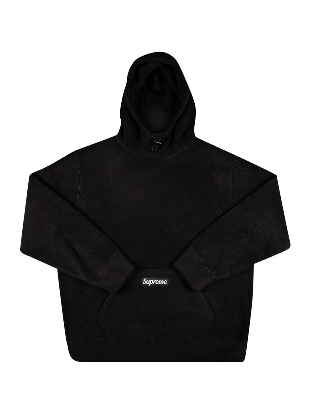 Худи Supreme Polartec — изображение 1 из 1, черный