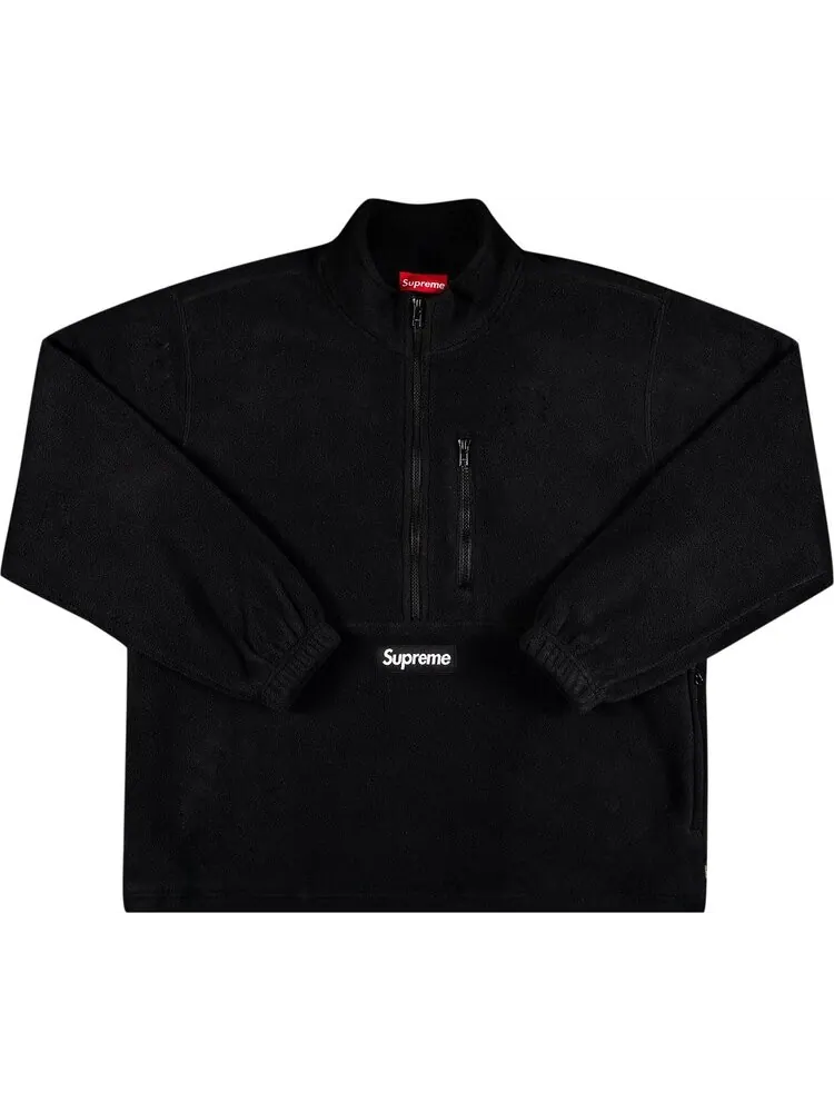 Пуловер Supreme x Polartec Half Zip Pullover 'Black' — изображение 1 из 2, черный
