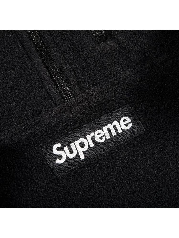 Пуловер Supreme x Polartec Half Zip Pullover 'Black' — изображение 2 из 2, черный