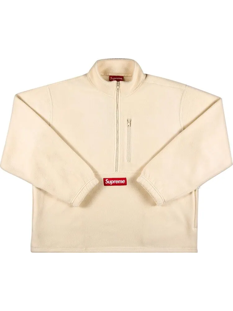 Пуловер Supreme x Polartec Half Zip Pullover 'Natural' — изображение 1 из 2, бежевый