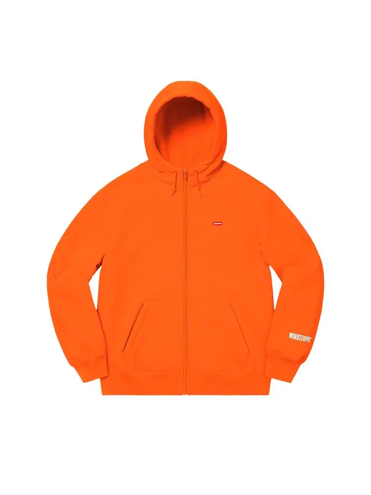 Толстовка Supreme x WINDSTOPPER Zip Up Hooded Sweatshirt 'Orange' — изображение 1 из 1, оранжевый