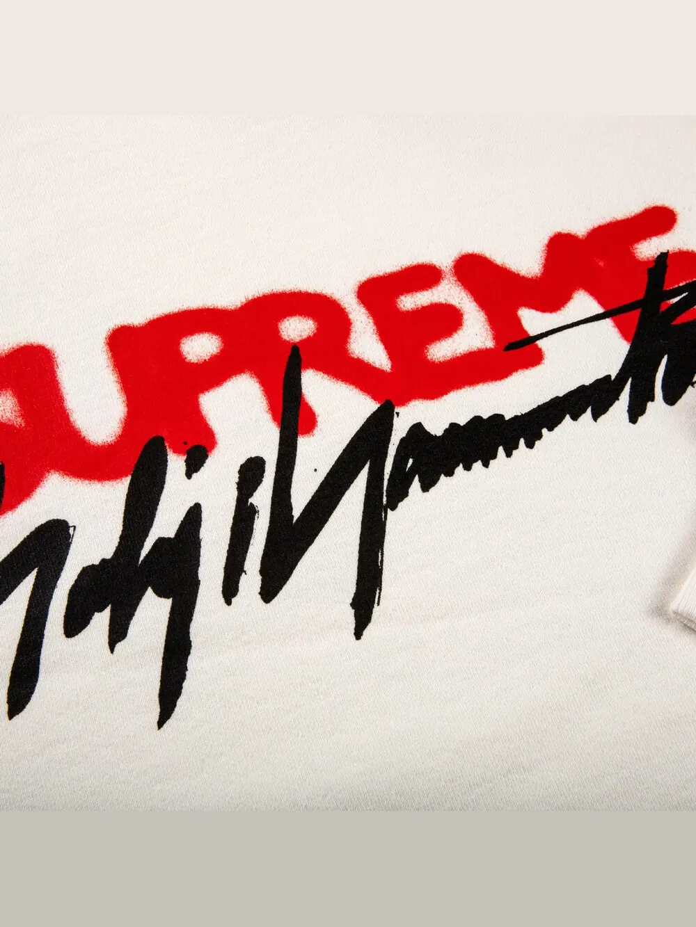 Свитшот Supreme Yohji Yamamoto — изображение 2 из 2, белый
