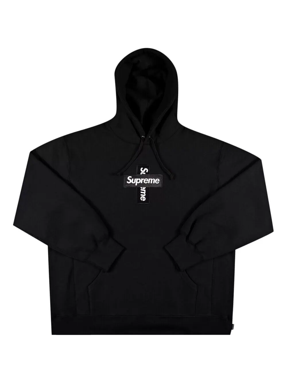 Худи Supreme Cross Box Logo — изображение 1 из 2, черный