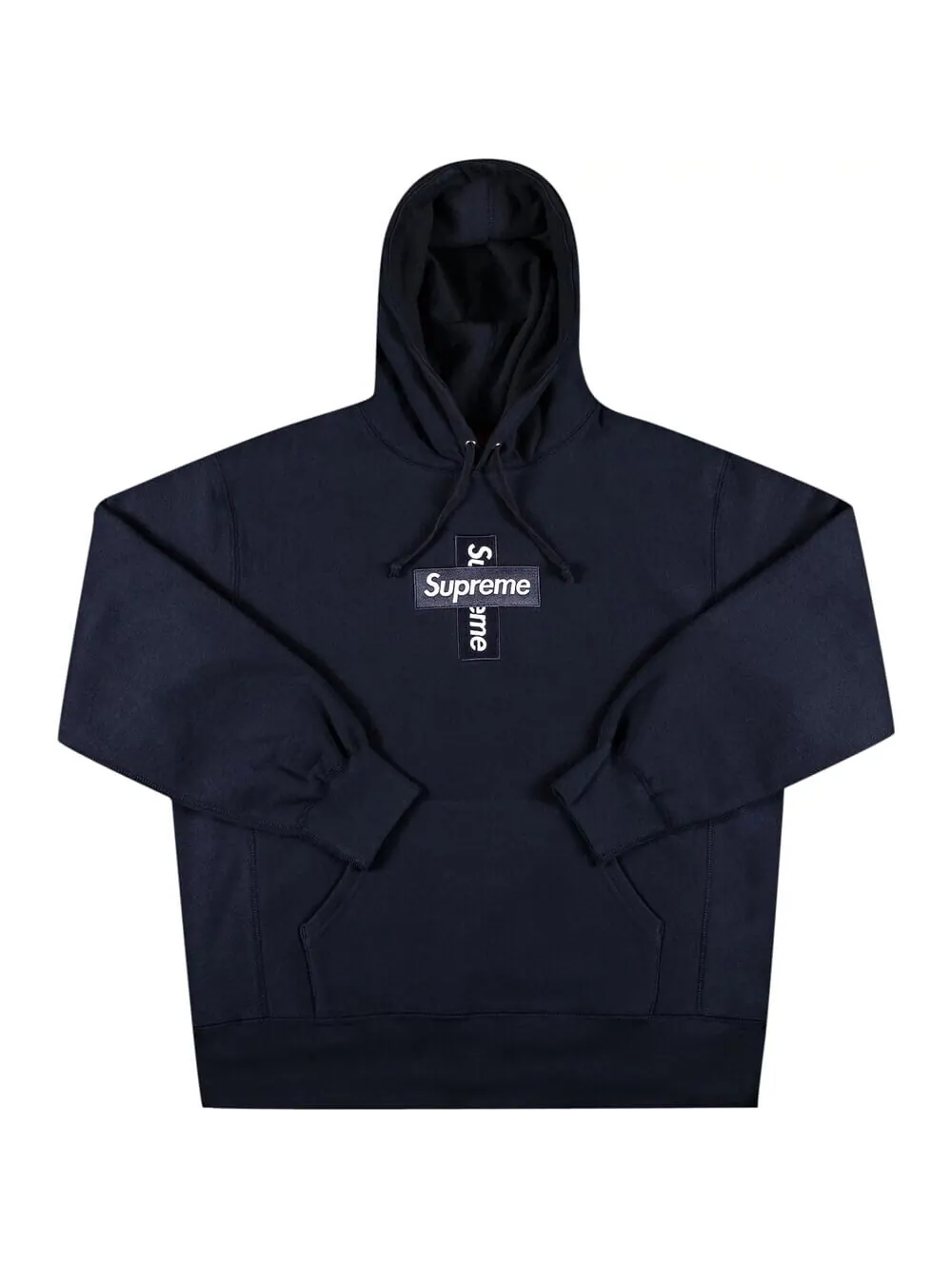 Худи Supreme Cross Box Logo — изображение 1 из 2, синий