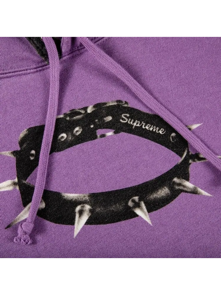 Толстовка Supreme Studded Collars Hooded Sweatshirt 'Violet' — изображение 2 из 2, фиолетовый