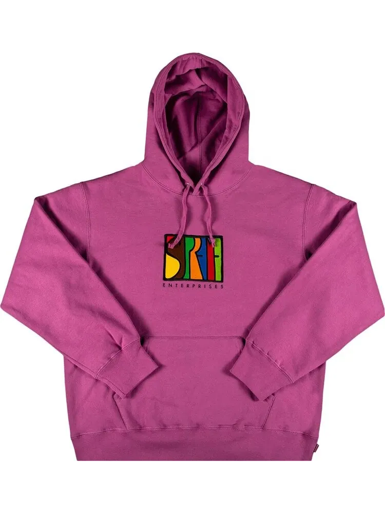 Толстовка Supreme Enterprises Hooded Sweatshirt 'Bright Purple' — изображение 1 из 2, фиолетовый
