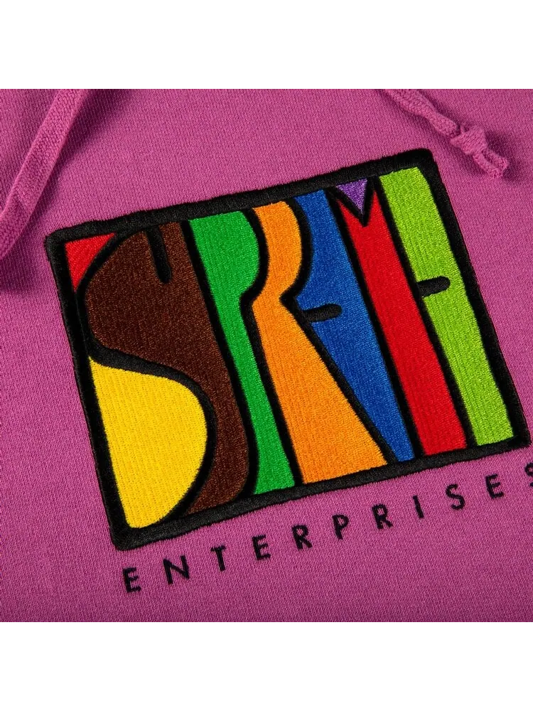 Толстовка Supreme Enterprises Hooded Sweatshirt 'Bright Purple' — изображение 2 из 2, фиолетовый
