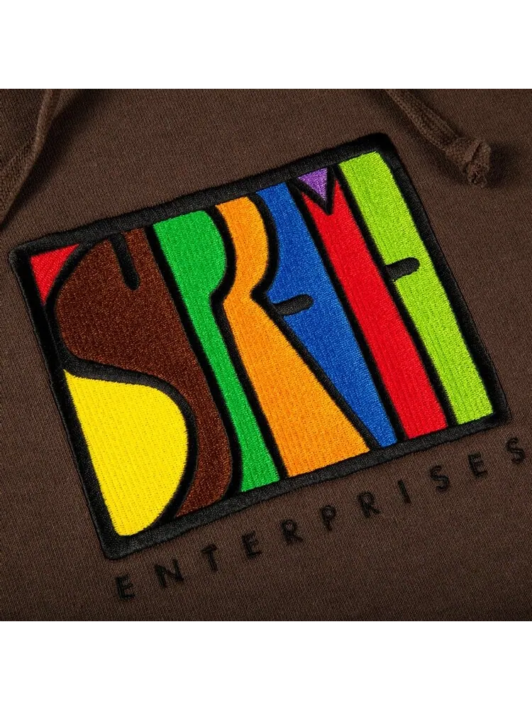 Толстовка Supreme Enterprises Hooded Sweatshirt 'Dusty Brown' — изображение 2 из 2, коричневый