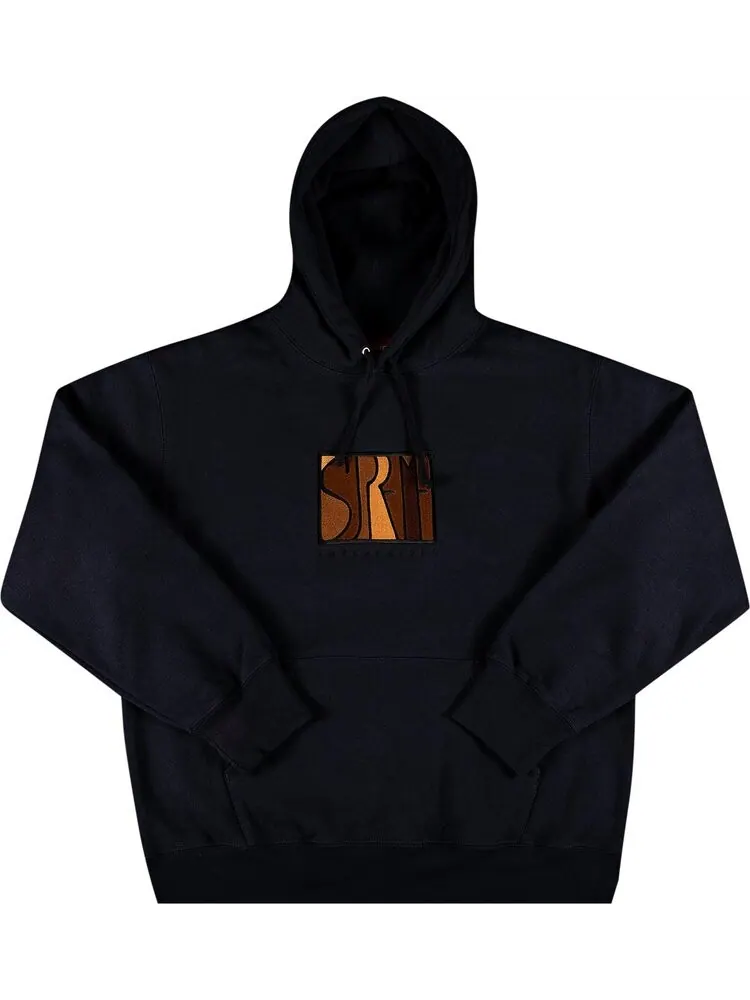 Толстовка Supreme Enterprises Hooded Sweatshirt 'Navy' — изображение 1 из 2, синий