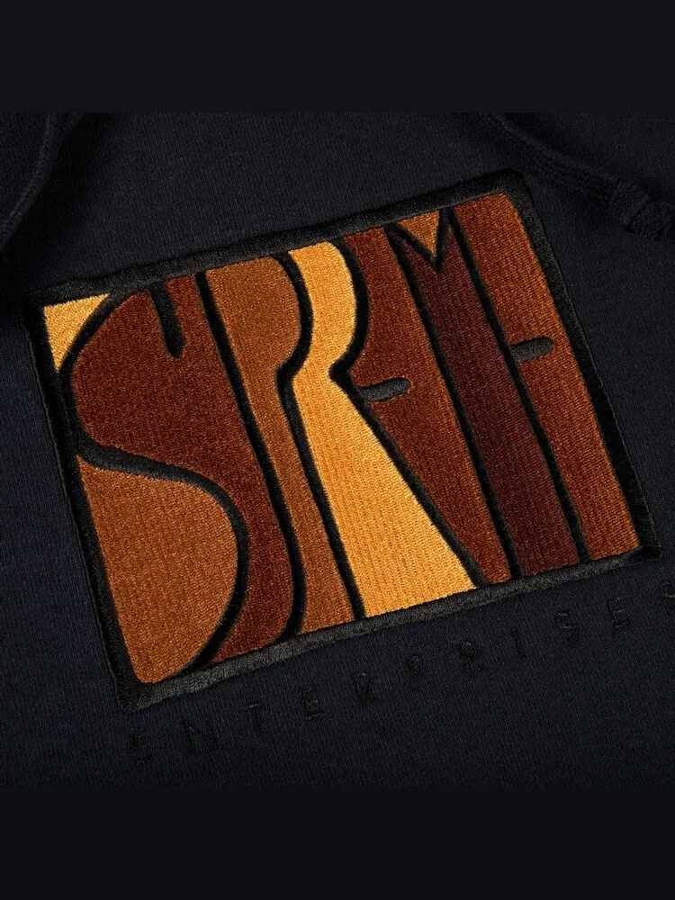Толстовка Supreme Enterprises Hooded Sweatshirt 'Navy' — изображение 2 из 2, синий