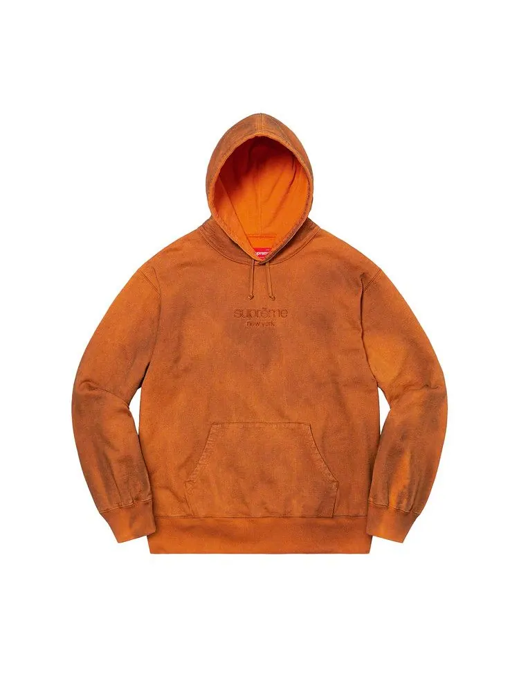Толстовка Supreme Spray Hooded Sweatshirt — изображение 1 из 2, оранжевый