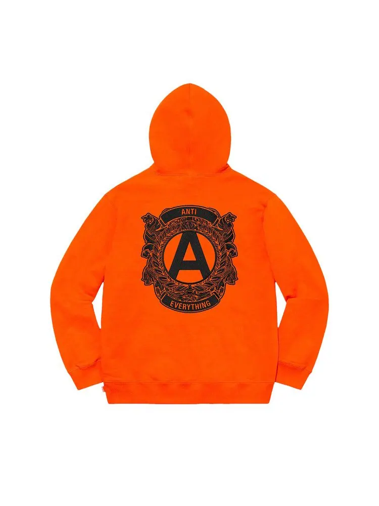 Толстовка Supreme Spray Hooded Sweatshirt — изображение 2 из 2, оранжевый