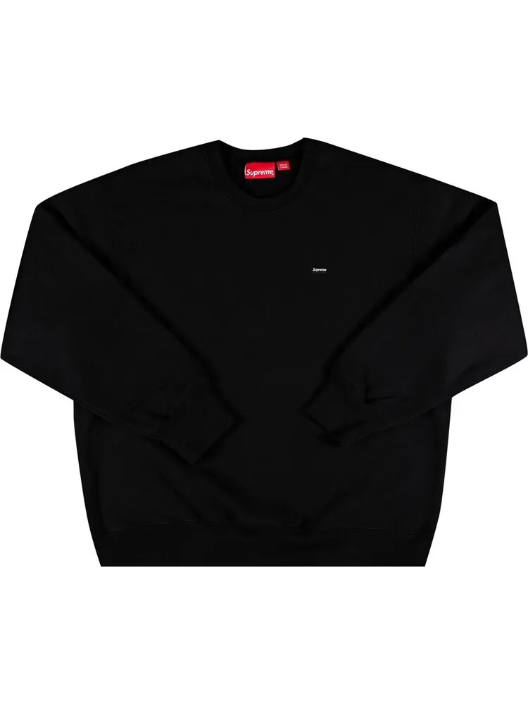Толстовка Supreme Small Box Crewneck 'Black' — изображение 1 из 2, черный