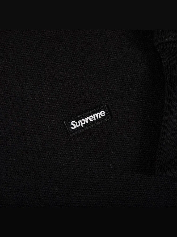 Толстовка Supreme Small Box Crewneck 'Black' — изображение 2 из 2, черный