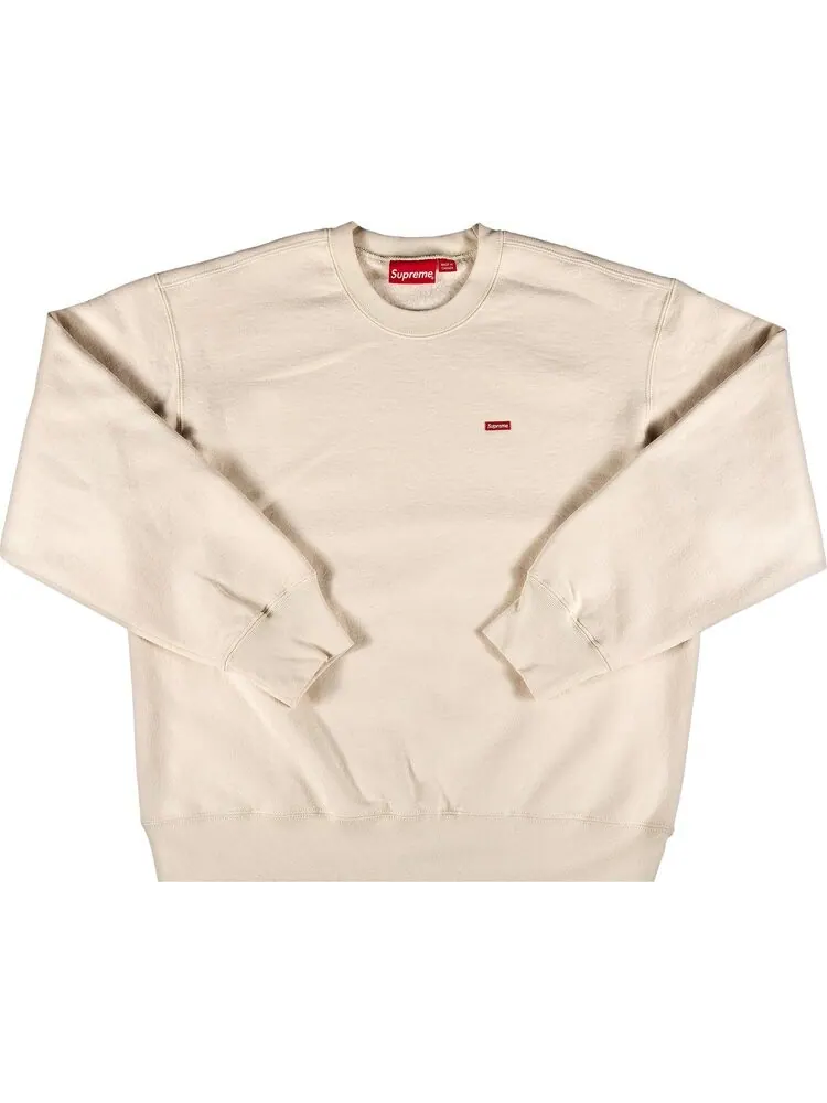 Толстовка Supreme Small Box Crewneck 'Natural' — изображение 1 из 2, загар