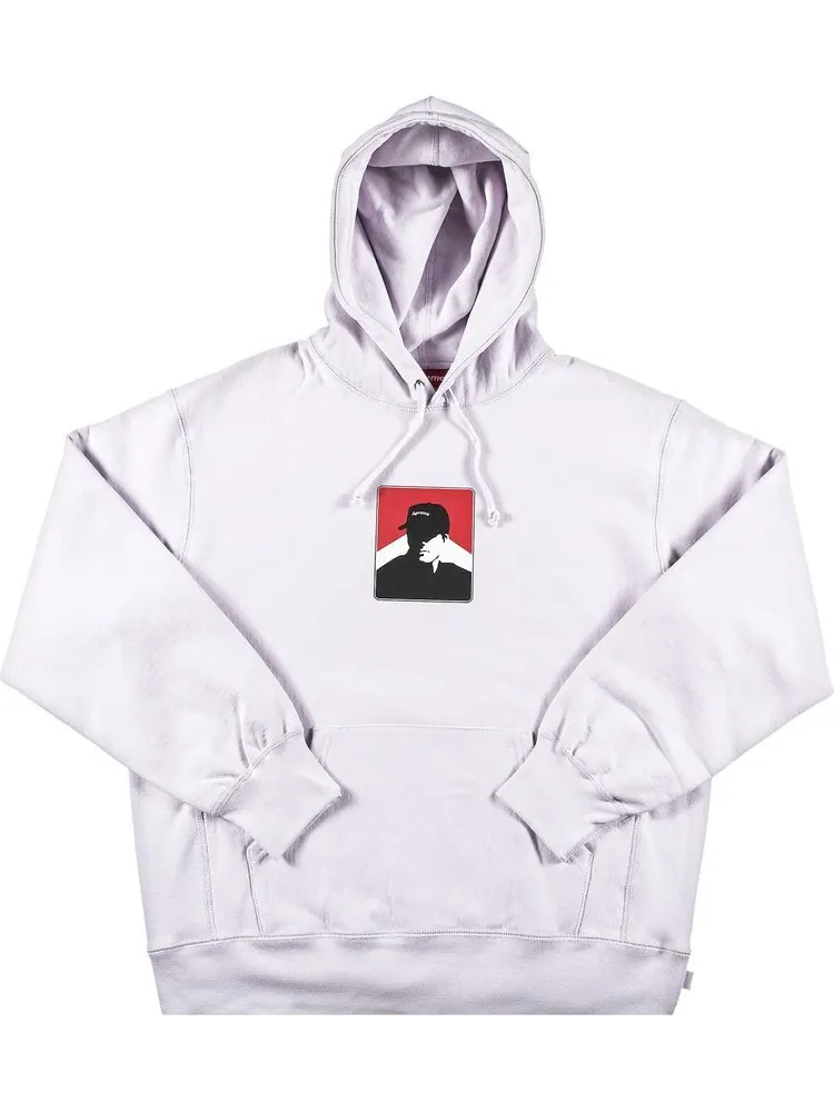 Толстовка Supreme Portrait Hooded Sweatshirt 'Light Purple' — изображение 1 из 2, фиолетовый
