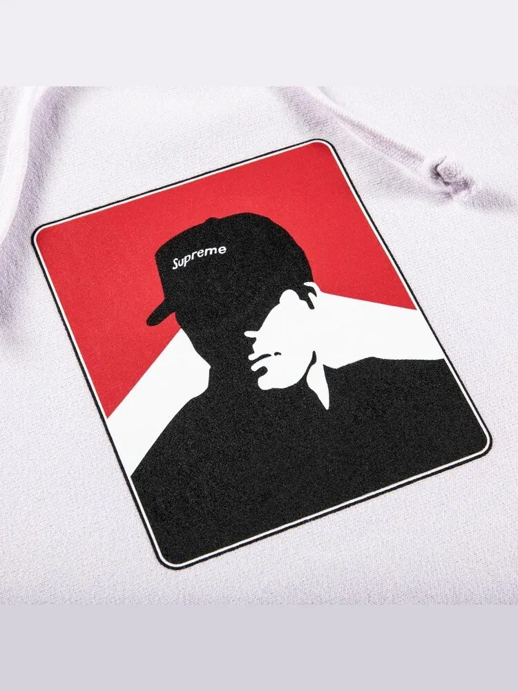 Толстовка Supreme Portrait Hooded Sweatshirt 'Light Purple' — изображение 2 из 2, фиолетовый