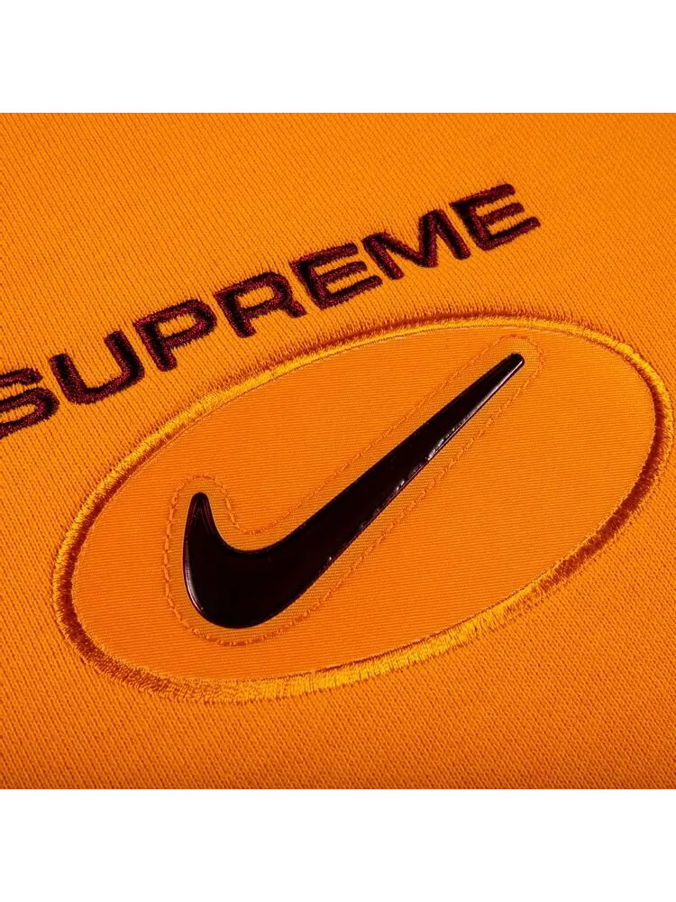 Толстовка Supreme x Nike Jewel Crewneck 'Orange' — изображение 2 из 2, оранжевый