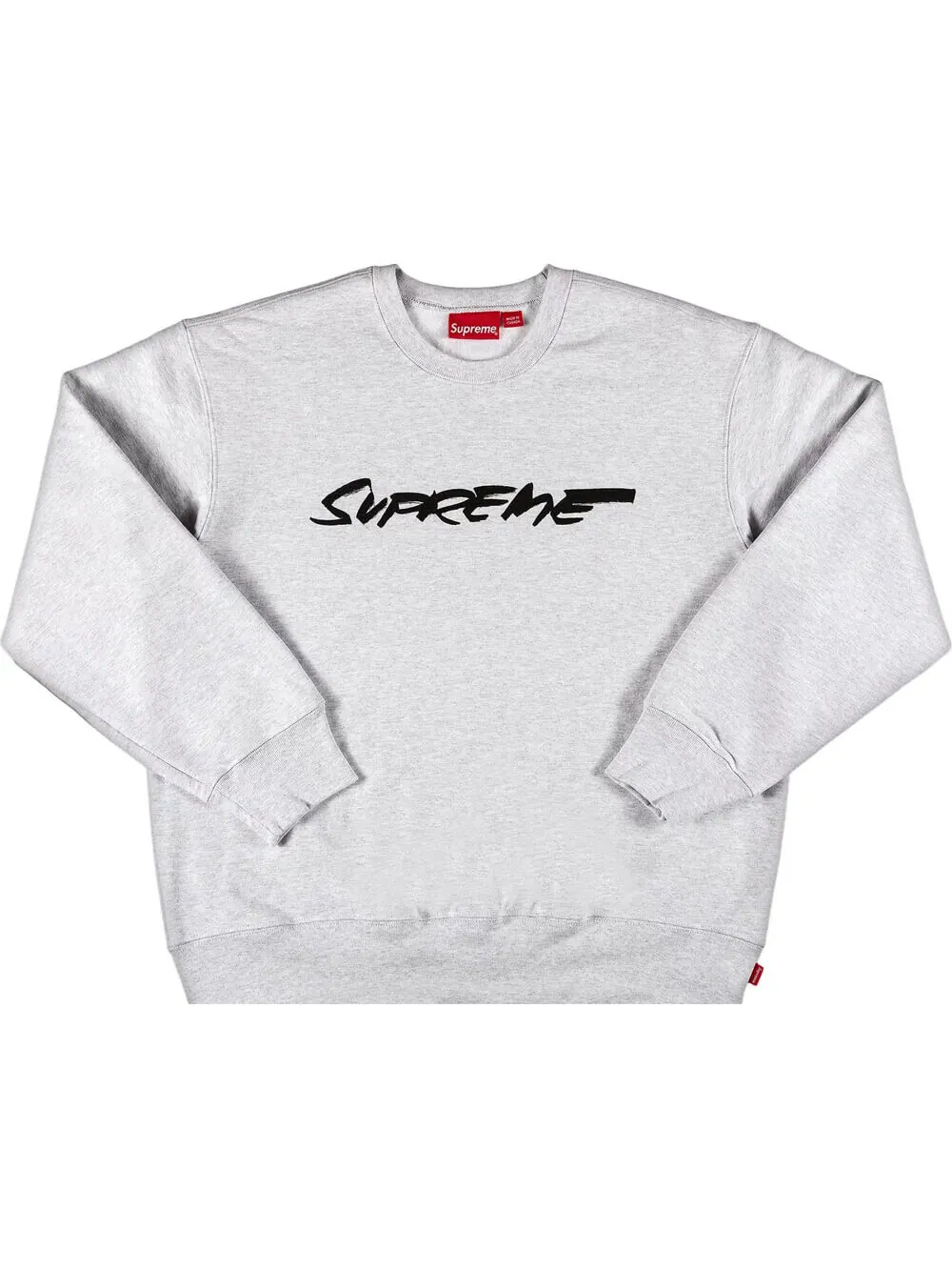 Свитшот Supreme Futura Logo Crewneck — изображение 1 из 2, серый
