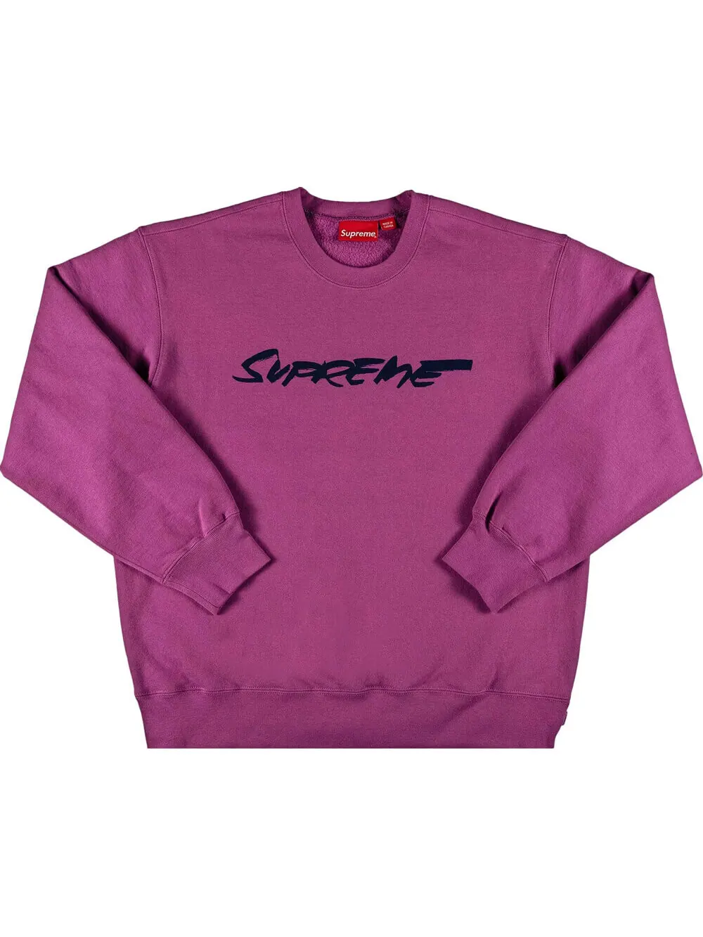 Свитшот Supreme Futura Logo Crewneck — изображение 1 из 2, фиолетовый