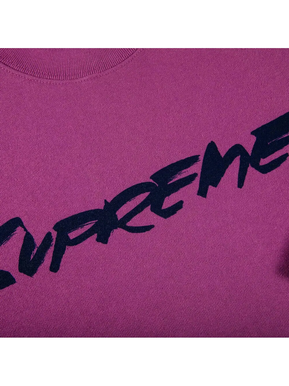 Свитшот Supreme Futura Logo Crewneck — изображение 2 из 2, фиолетовый