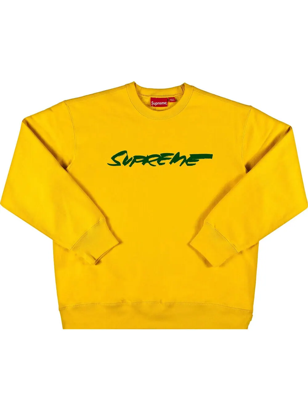 Свитшот Supreme Futura Logo Crewneck — изображение 1 из 2, желтый