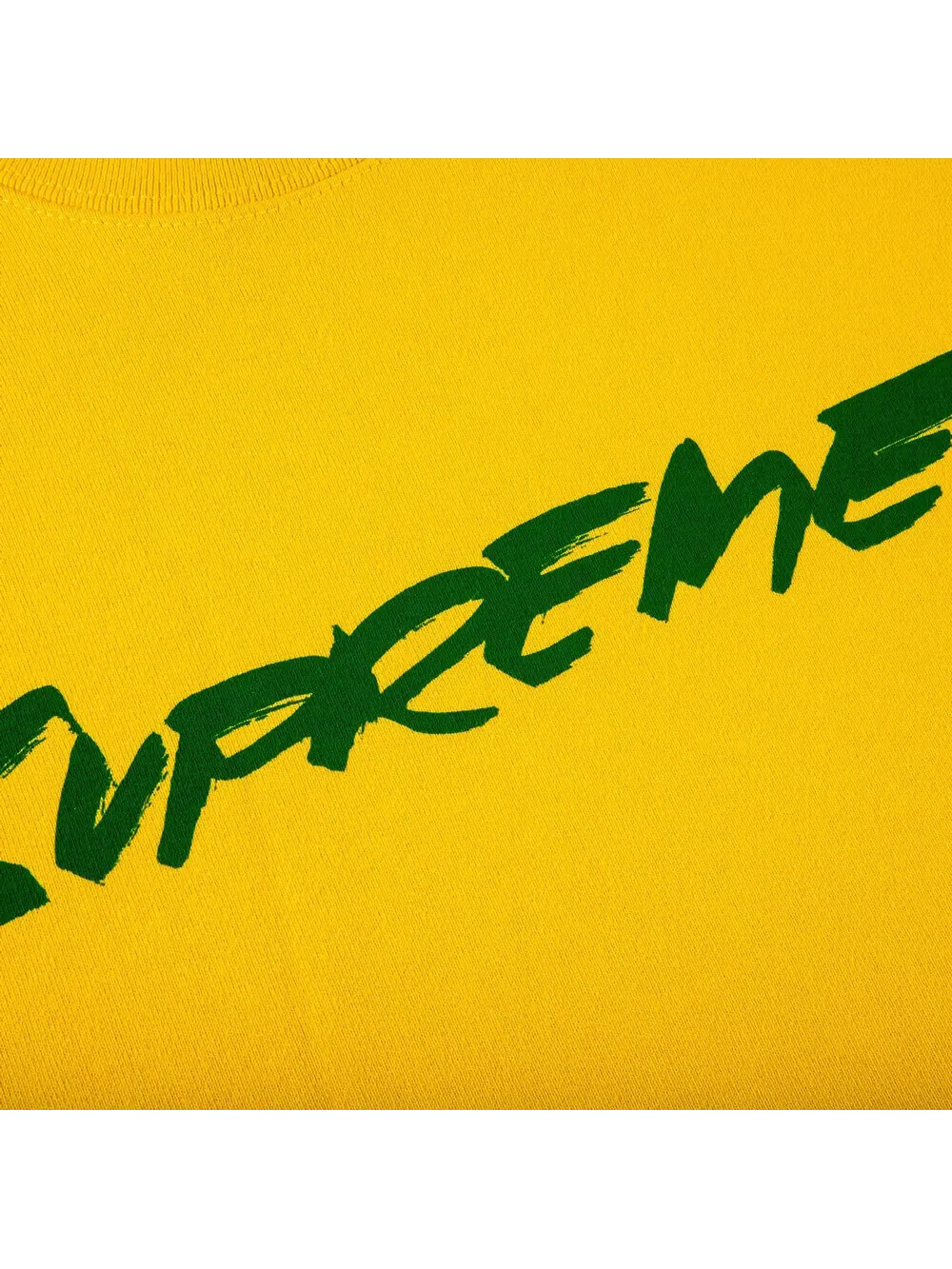 Свитшот Supreme Futura Logo Crewneck — изображение 2 из 2, желтый