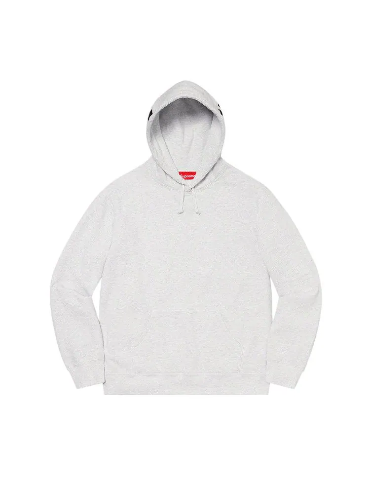 Толстовка Supreme Rib Hooded Sweatshirt — изображение 1 из 2, серый