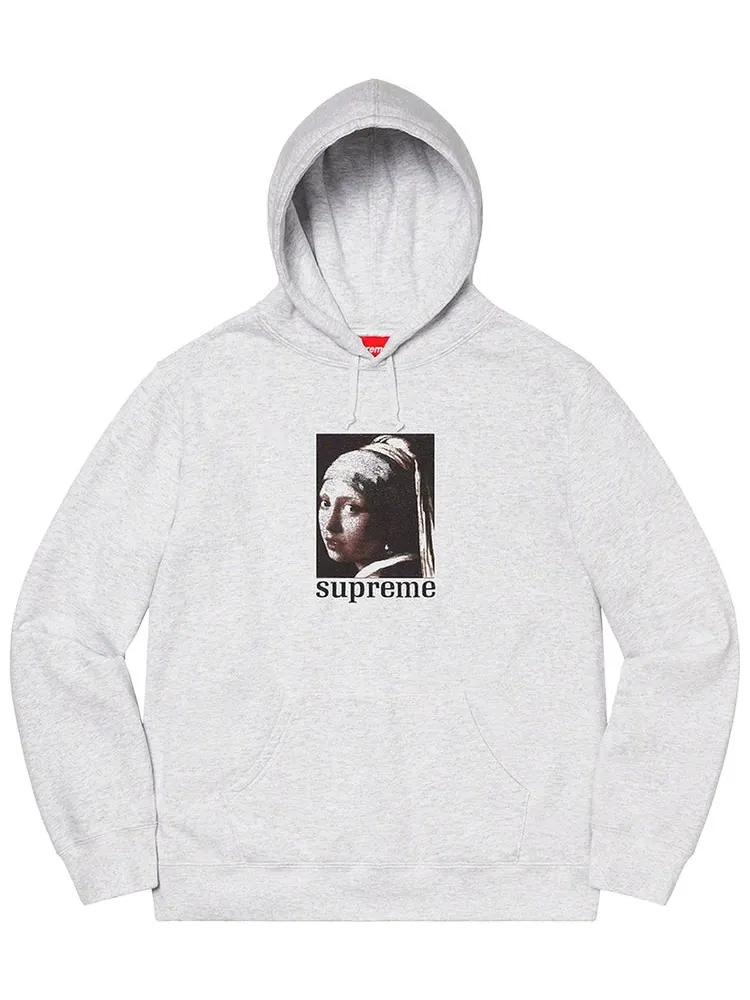 Толстовка Supreme Pearl Hooded Sweatshirt 'Ash Grey' — изображение 1 из 1, серый
