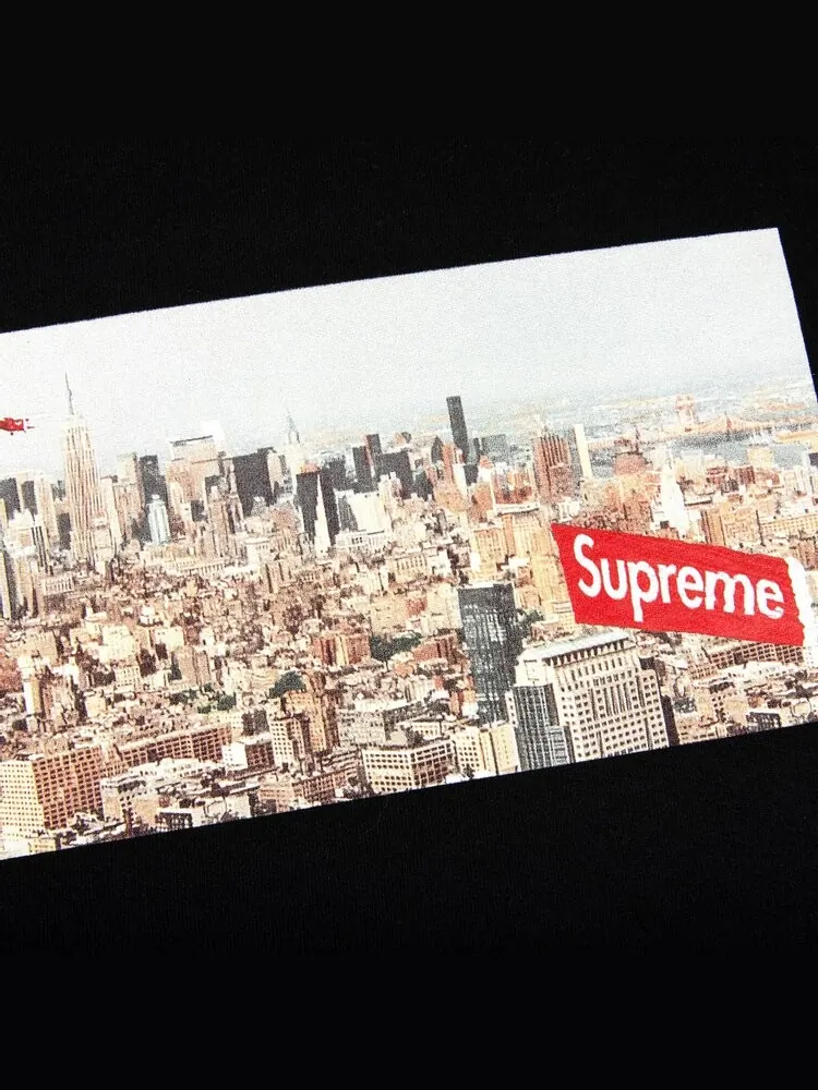 Толстовка Supreme Aerial Crewneck 'Black' — изображение 3 из 3, черный