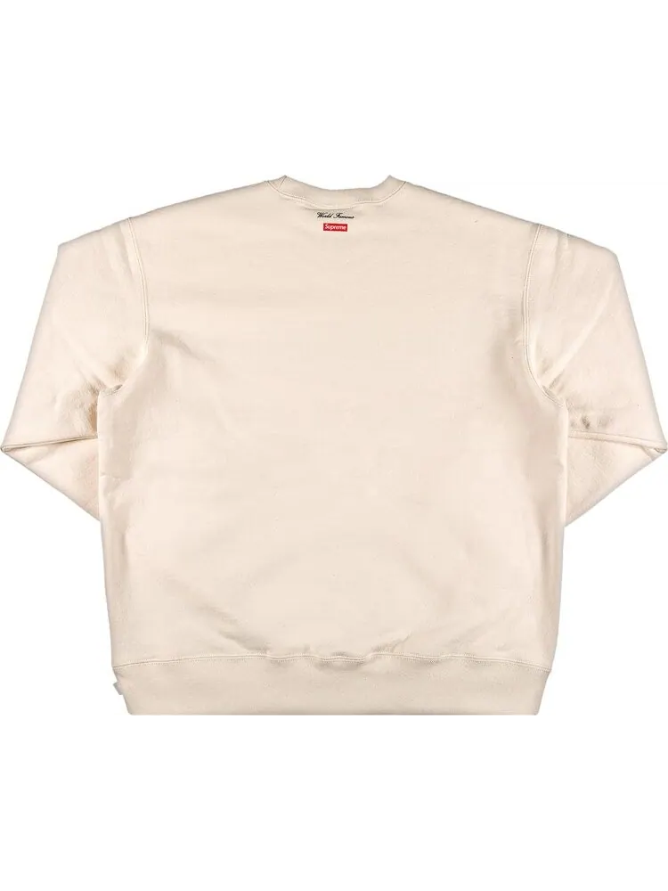 Толстовка Supreme Aerial Crewneck 'Natural' — изображение 2 из 3, бежевый