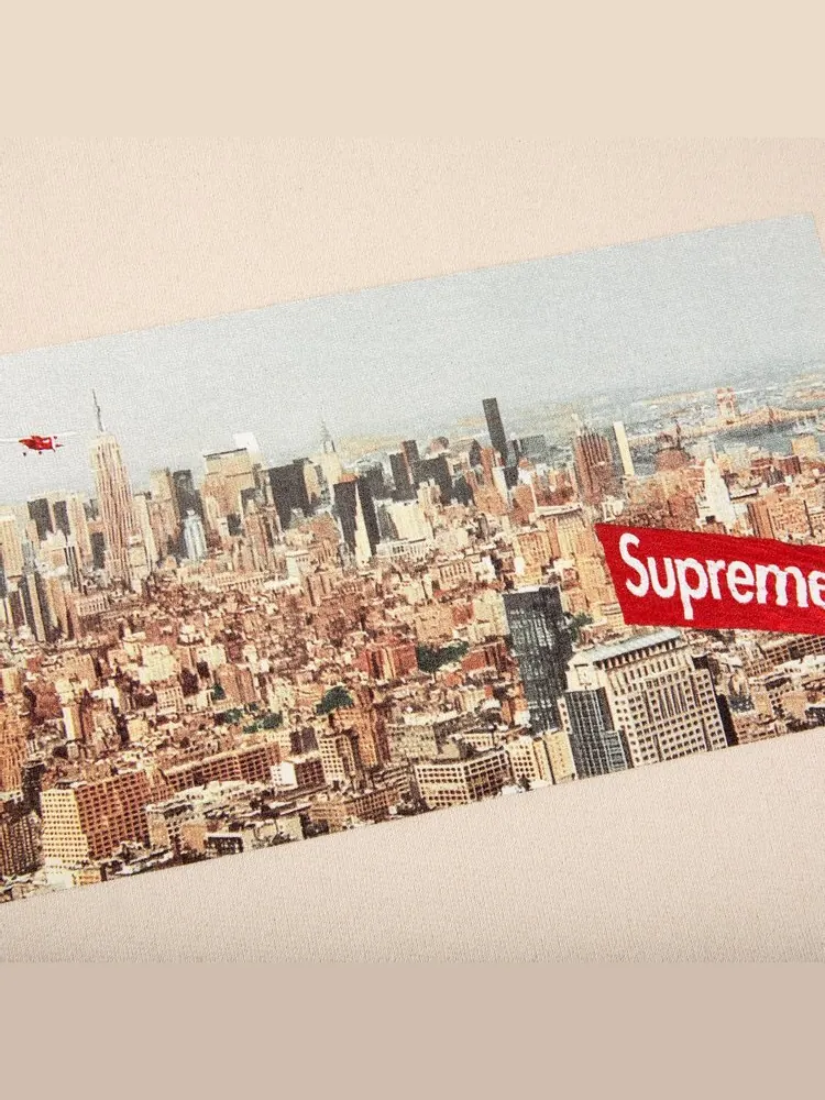Толстовка Supreme Aerial Crewneck 'Natural' — изображение 3 из 3, бежевый