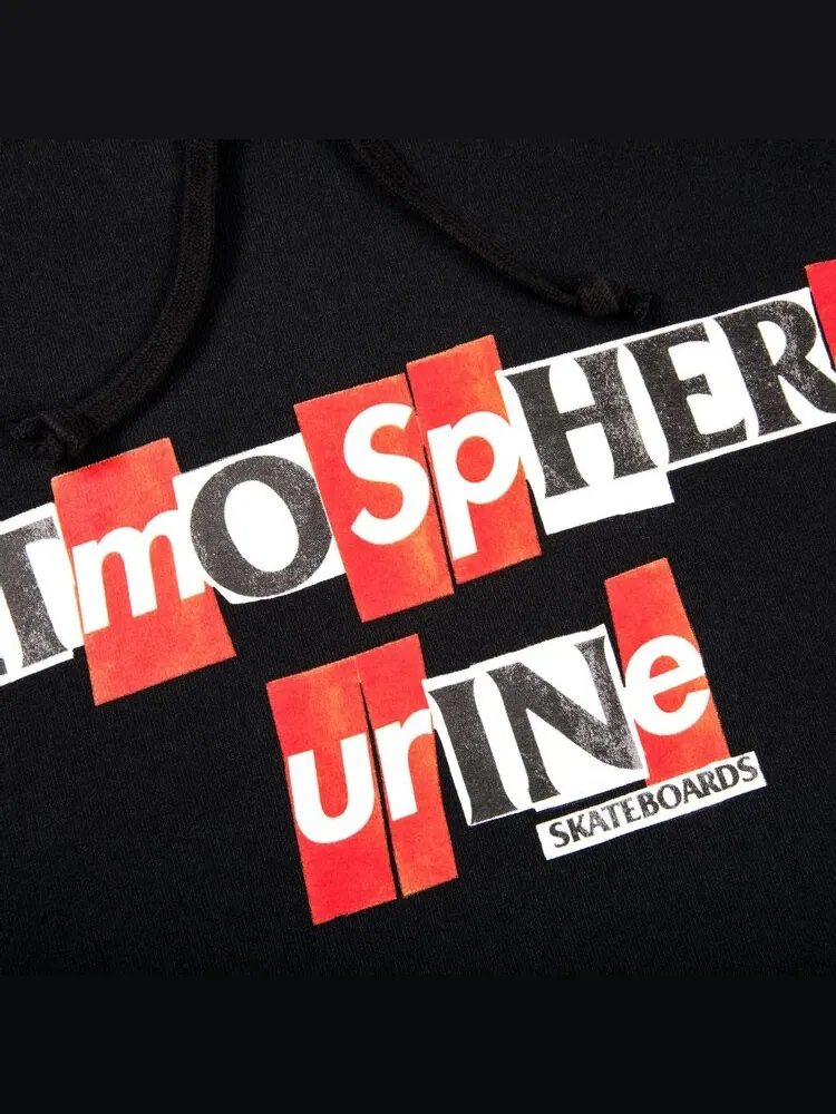 Толстовка Supreme x ANTIHERO Hooded Sweatshirt 'Black' — изображение 2 из 2, черный
