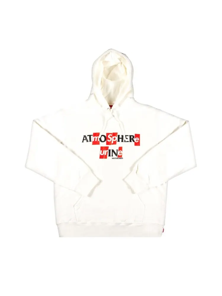 Толстовка Supreme x ANTIHERO Hooded Sweatshirt 'White' — изображение 1 из 2, белый