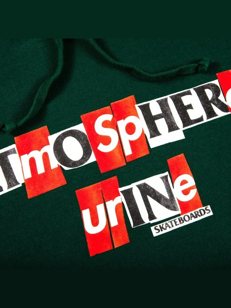 Толстовка Supreme x ANTIHERO Hooded Sweatshirt 'Dark Green' — изображение 2 из 2, зеленый