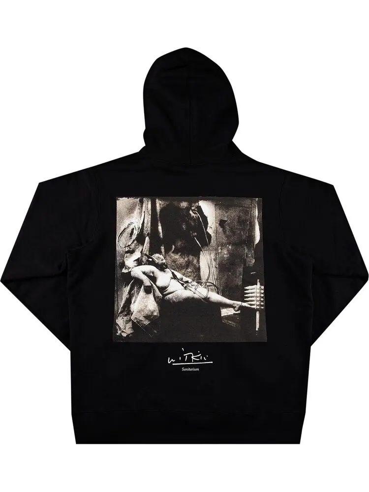 Толстовка Supreme x Joel-Peter Witkin Sanitarium Hooded Sweatshirt 'Black' — изображение 2 из 3, черный